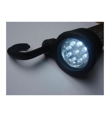 Lámpara linterna portátil 60+9 leds recargable 220 V